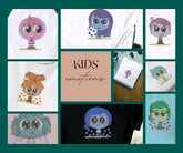 Playful emotions - 9 Adorable Embroidery Designs - FineryEmbroidery